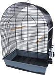 Inter-Zoo vogelkooi Lusi 3 Zwart/Grijs