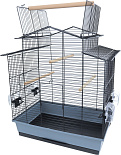 Inter-Zoo vogelkooi Iza 3 Cabrio Zwart/Grijs