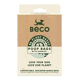 Beco Pets poepzakjes met handvatten composteerbaar 96 st