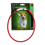 Veiligheidshalsband Led Verstelbaar Rood 50 -65 cm