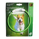 Veiligheidshalsband Led Verstelbaar Nylon Groen