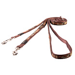 Rogz Hondenlijn Multi Fancy Dress Mocha Bone