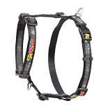 Rogz Hondentuig Fancy Dress Multi Bone Black