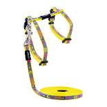 Rogz Kattentuig met Lijn Reflectocat Geel Bird XS