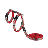 Rogz Kattentuig met Lijn Reflectocat Red Fish