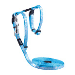 Rogz Kattentuig met Lijn Sparklecat Turquoise