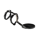 Rogz Kattentuig met Lijn Sparklecat Zwart XS