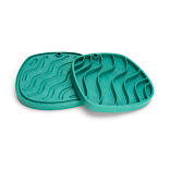 West Paw Slowfeeder Feast Mat Waves Kelp