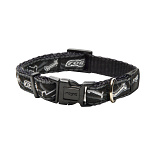 Rogz Halsband Fancy Dress Black Bone