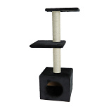 Krabpaal Pluto Zwart 90 cm