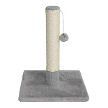 Krabpaal Caty Novo met Bal en Bel Grijs 45 cm