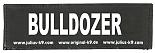 Julius K9 Velcro stickers S BULLDOZER