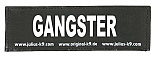 Julius K9 Velcro stickers L GANGSTER