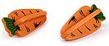 Beeztees houten knaagdierspeeltje wortels