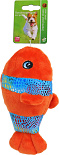 Clownsvis met Piep Oranje/Glitter 17 cm