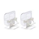 Beeztees Drink- en Voerbak Transparant Wit 2 st