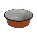 Voer- en Drinkbak Pawprint Terracotta