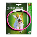 Veiligheidshalsband Led Verstelbaar Roze<br> 30 - 40 cm