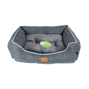 Boony Hondenmand Linnenlook Grijs<br> 60 x 50 cm