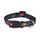 Rogz Halsband Fancy Dress Multi Bone Black