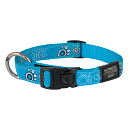 Rogz Halsband Fancy Dress Turqoise Paw