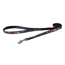 Rogz Hondenlijn Lang Fancy Dress Multi Bone Black