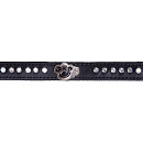 Rogz Hondenlijn Lang Lapz Luna Zwart met Halsband M