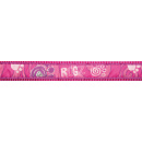 Rogz Hondenlijn Multi Fancy Dress Pink Paw
