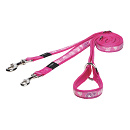 Rogz Hondenlijn Multi Fancy Dress Pink Paw