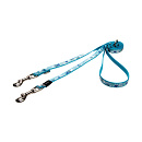 Rogz Hondenlijn Multi Lapz Trendy Blue Bones