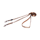 Rogz Hondenlijn Multi Lapz Trendy Brown Bones