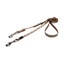 Rogz Hondenlijn Multi Lapz Trendy Brown Bones