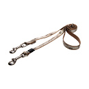 Rogz Hondenlijn Multi Lapz Trendy Brown Bones