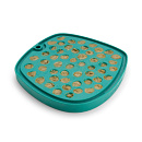 West Paw Slowfeeder Feast Mat Bubbles Kelp