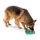 West Paw Slowfeeder Feast Mat Bubbles Kelp