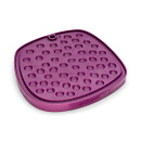 West Paw Slowfeeder Feast Mat Bubbles Tropic Red