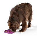 West Paw Slowfeeder Feast Mat Bubbles Tropic Red