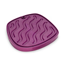 West Paw Slowfeeder Feast Mat Waves Tropic Red