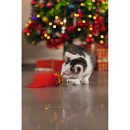 Beeztees Kattenspeelgoed Kerstbel met Veer Rood