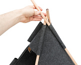 TRIXIE schuilplaats Tipi Antraciet