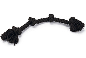 Beeztees Flossytoy 4 Knopen Zwart