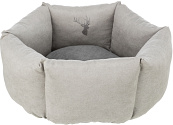 TRIXIE hondenmand Leni Rond Zand/Grijs <br>55 cm