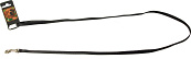 Nylon hondenlijn <br>130 cm x 10 mm zwart