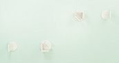 TRIXIE Muur-Set 2 Klimpad Wit/Grijs