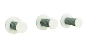 TRIXIE Muur-Set 3 <br>3 Treden Wit/Grijs