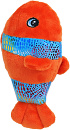 Clownsvis met Piep Oranje/Glitter 17 cm