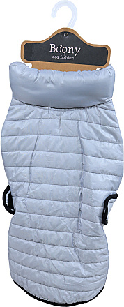 Boony EST. 1941 hondenjas quilted nylon grijs 40 cm