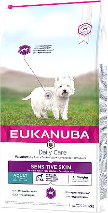 Eukanuba Daily Care Sensitive Skin Adult 12,5 kg