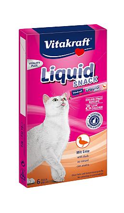 Vitakraft Liquid Snack eend en bèta-glucanen 6 x 15 gr