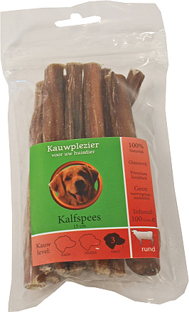 Kalfspezen 15 cm<br>100 gr